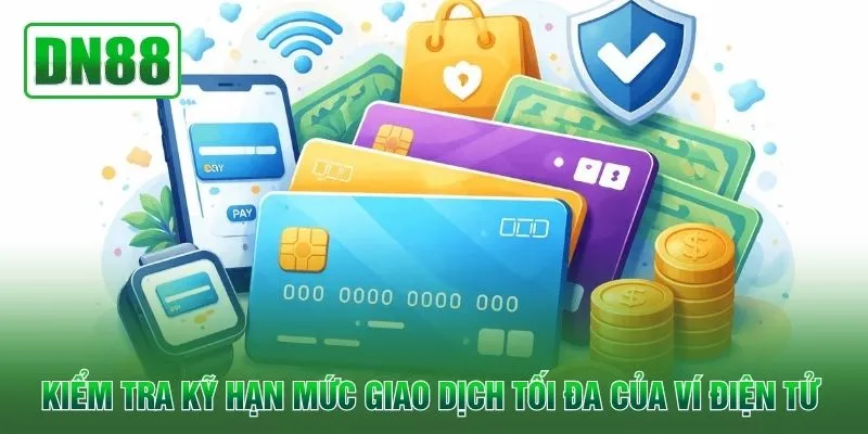 Kiểm tra kỹ hạn mức giao dịch tối đa của ví điện tử 